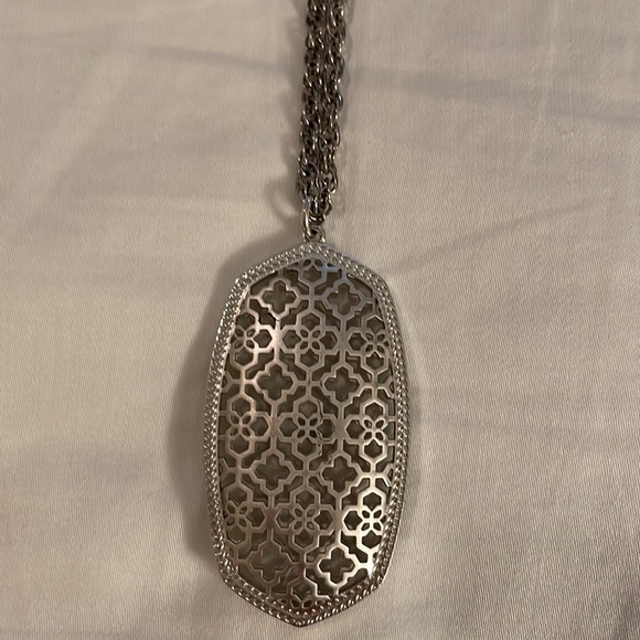 Authentic Tory Burch Silver Necklace - Picture 5 of 6